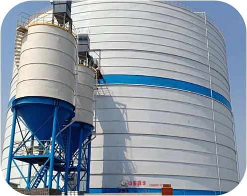 2015年甘肅平?jīng)龀缧碰问⒔ú?座5萬(wàn)噸粉煤灰鋼板